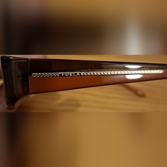 EUC Furla Virgine Mocha & Burgundy Casual Everyday Reading Eye Glasses Frames main image 6